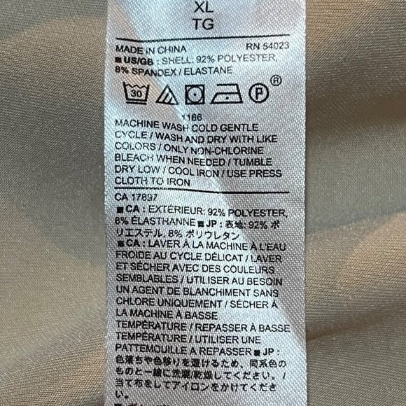 NWT BANANA REPUBLIC Women's Wrap Tie Jacket XL Faux Suede Beige - Picture 6 of 6